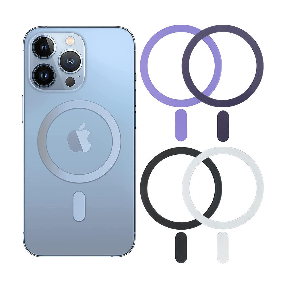 MagSafe ringmagnet-sticker – Konverterare för telefonfodral till iPhone och Samsung MagSafe ringmagnet-sticker – Konverterare för telefonfodral till iPhone och Samsung
